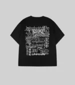 UNKNOWN LONDON Multi Logo T Shirt 1.webp