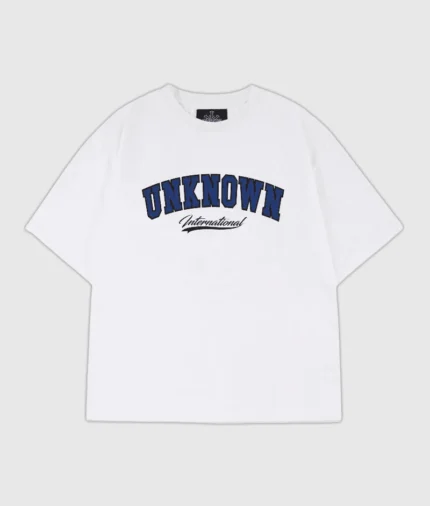 Unknown London College Logo T Shirt White.webp