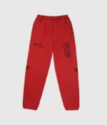 Unknown London Dagger Joggers Red 3.webp