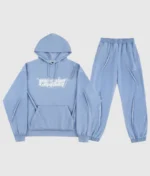 Unknown London Retro Logo Tracksuit Blue 1.webp