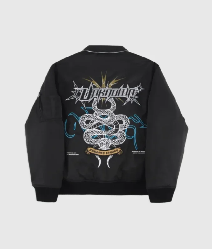Unknown London Reversible Camo Bomber Jacket