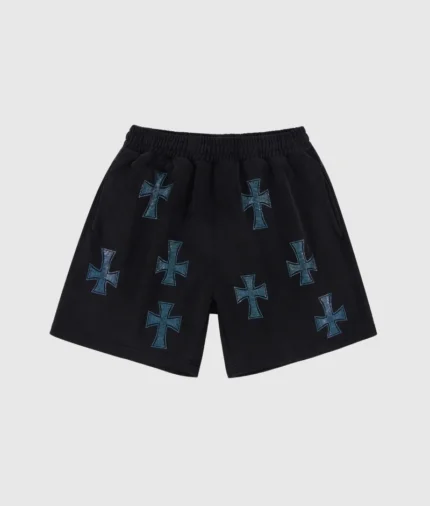 Unknown London Rhinestone Shorts Black 2.webp