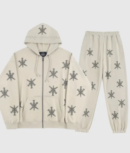 Unknown London Rhinestone Tracksuit Sand 3.webp