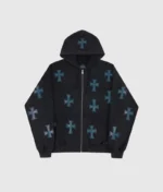 Unknown Stonewashed Rhinestone Hoodie Black 4.webp