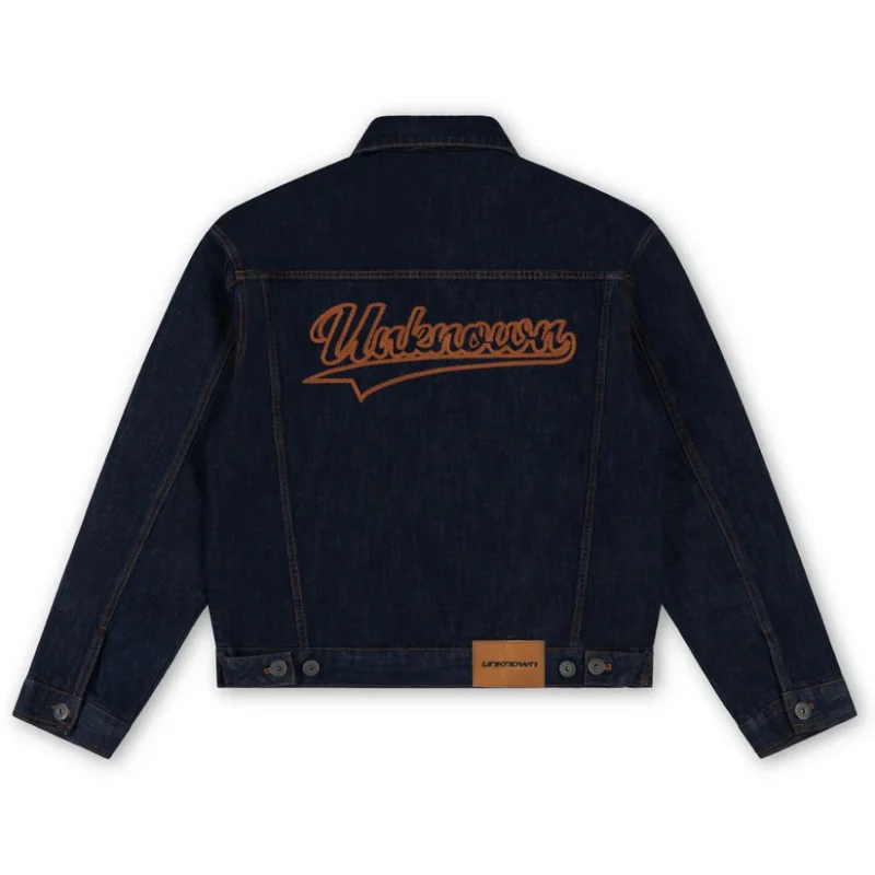 Unknown London INDIGO TRUCKER JACKET