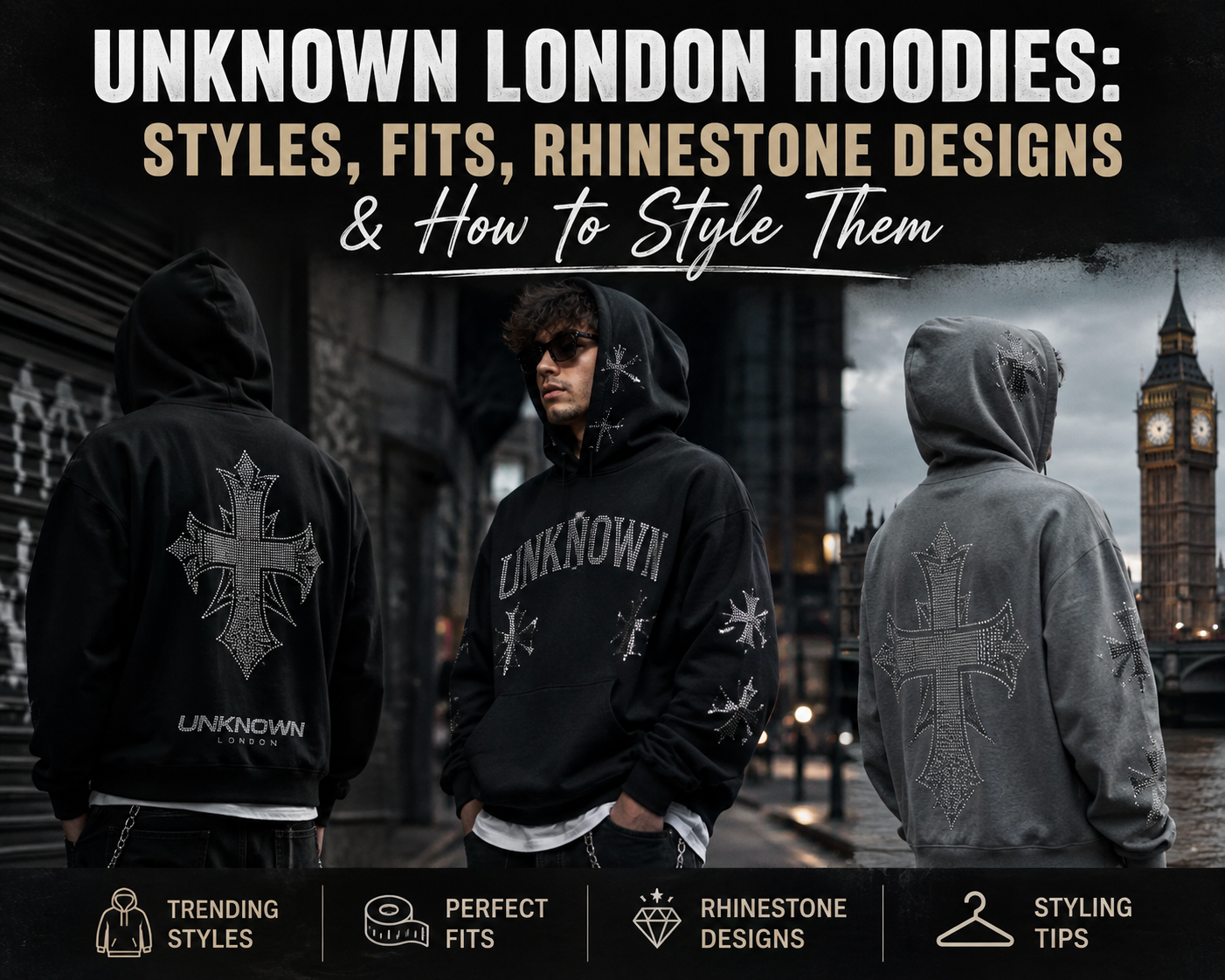 Unknown London Hoodies