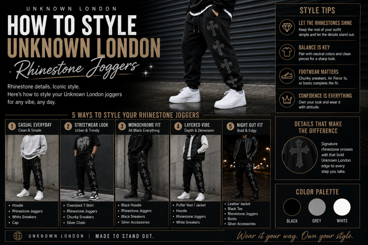 Unknown London Joggers: The Complete Guide to Styles, Fit & How to Style Them 5 Unknown London Joggers: The Complete Guide to Styles, Fit & How to Style Them