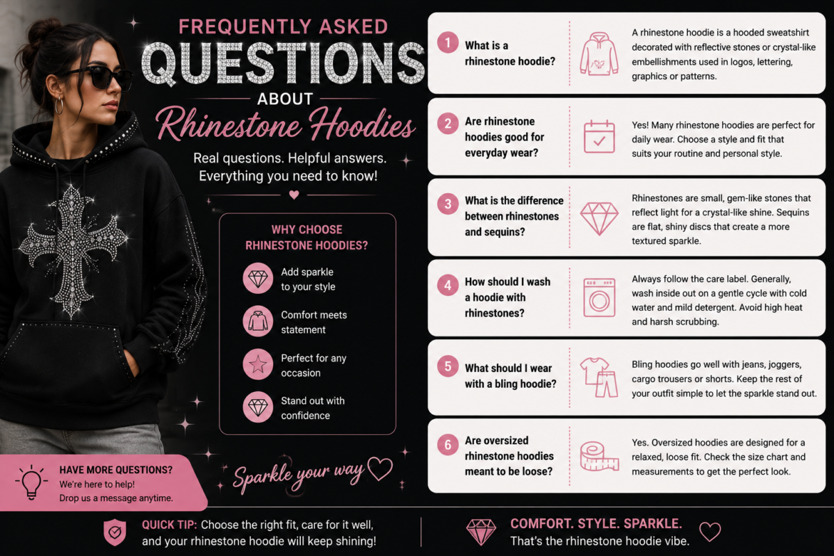 Rhinestone Hoodies