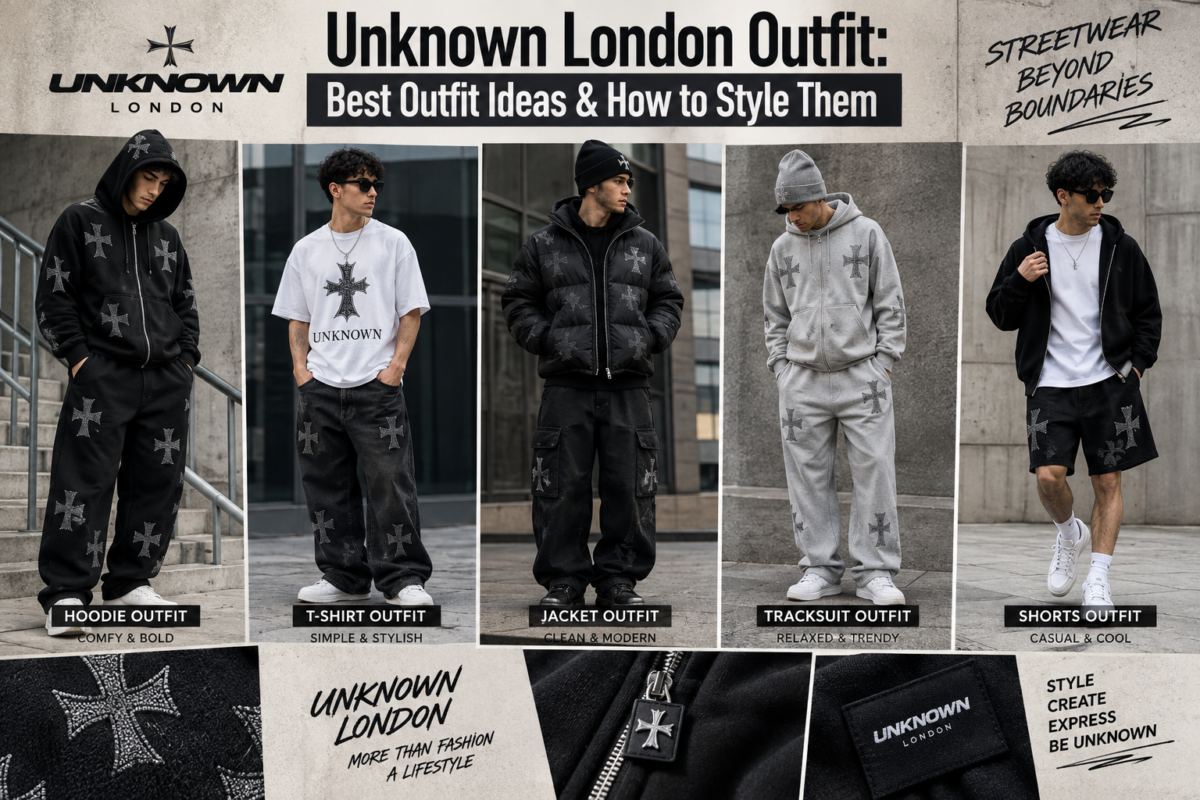Unknown London outfit with modern UK streetwear styling